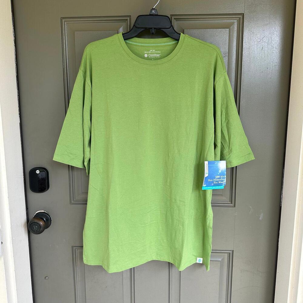 Coolibar Morada Everyday Crew Neck Short Sleeve Shirt Large